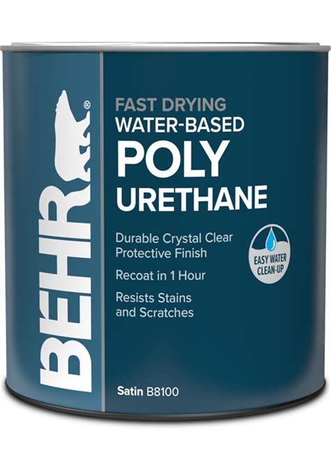 how to apply behr water based polyurethane